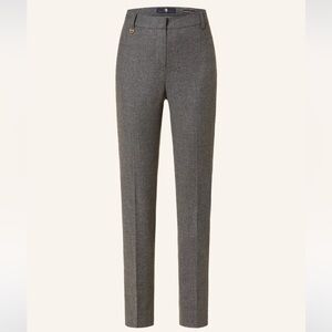 PAMELA Henson imperia granite schawrz pants wool blend Size 6